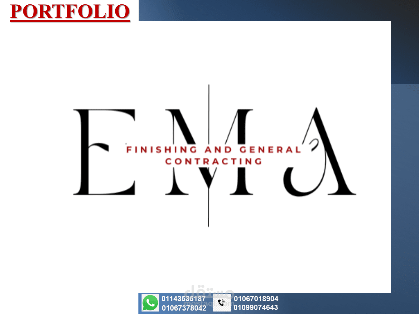 PORTFOLIO WORK (E.M.A GROUP)