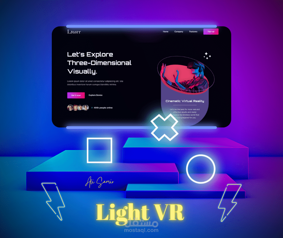 Light VR Template