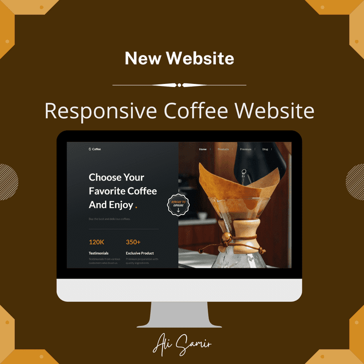 Responsive Coffee Website