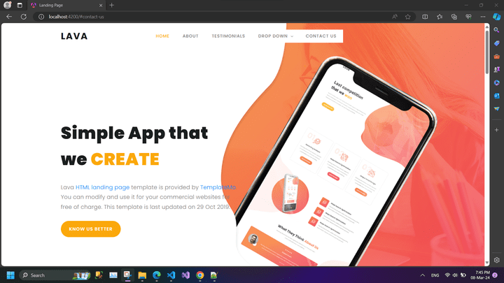 Landing Page