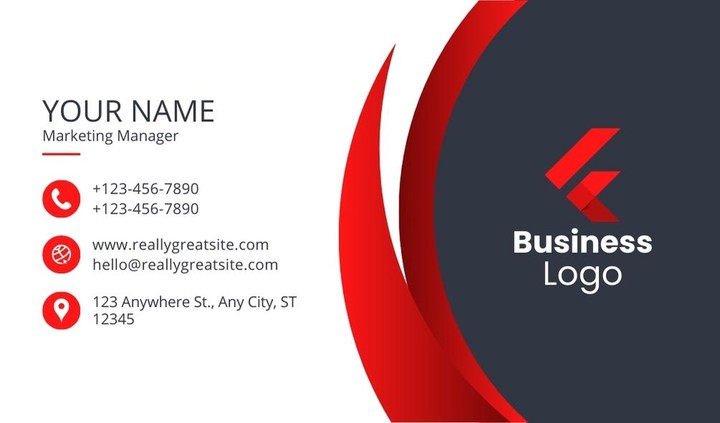 تصميم كارت عمل  business card احترافي