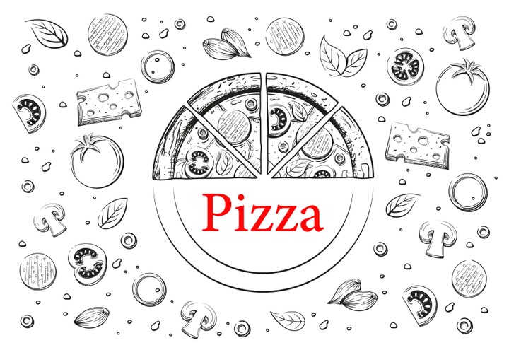 تصميم بوستر سوشيال ميديا " بيتزا "