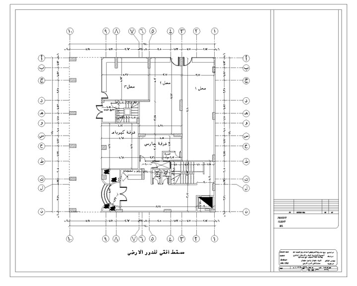 مخططات إنشائي ومعماري برج سندريلا ببورسعيد