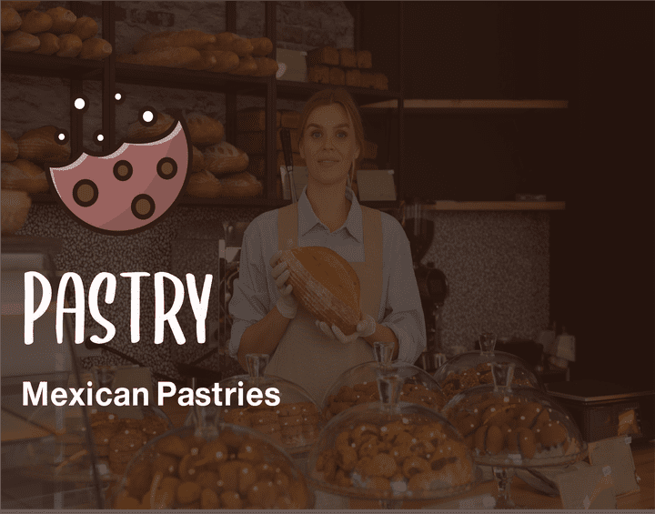 لوجو المعجنات المكسيكية (Mexican pastries)