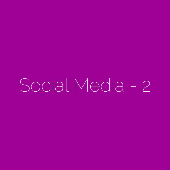 2 - Social Media