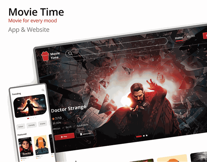 Movie Time (App & Website)