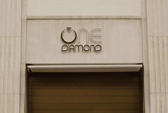 ONE DIAMOND LOGO of Diamond and Jewellery store in UAE