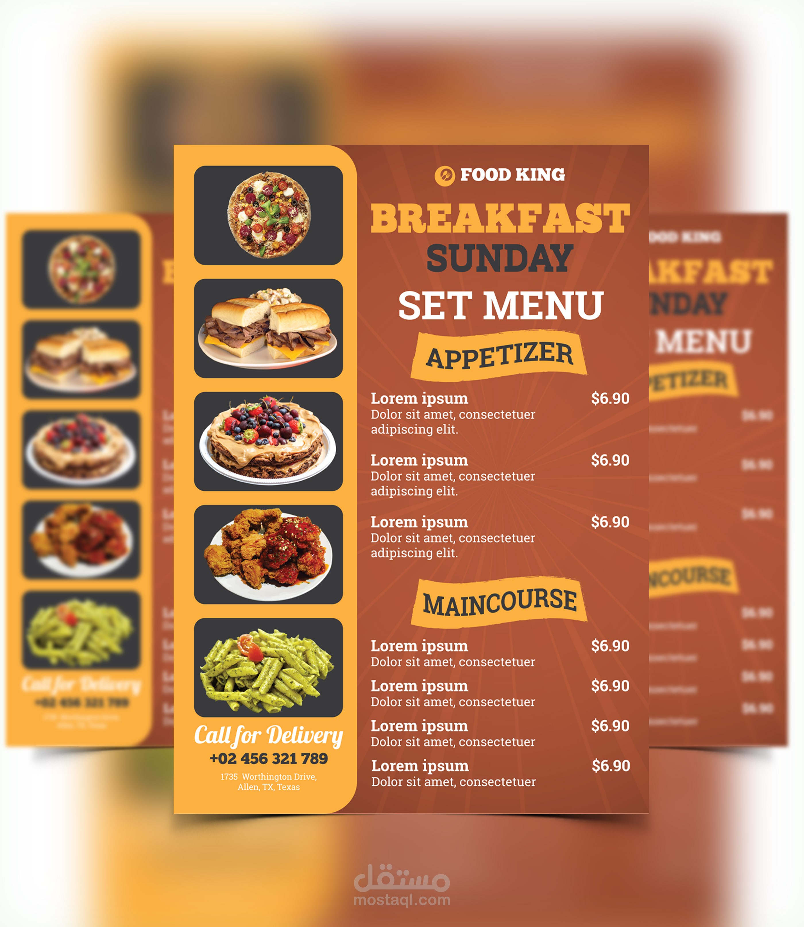 Menu design