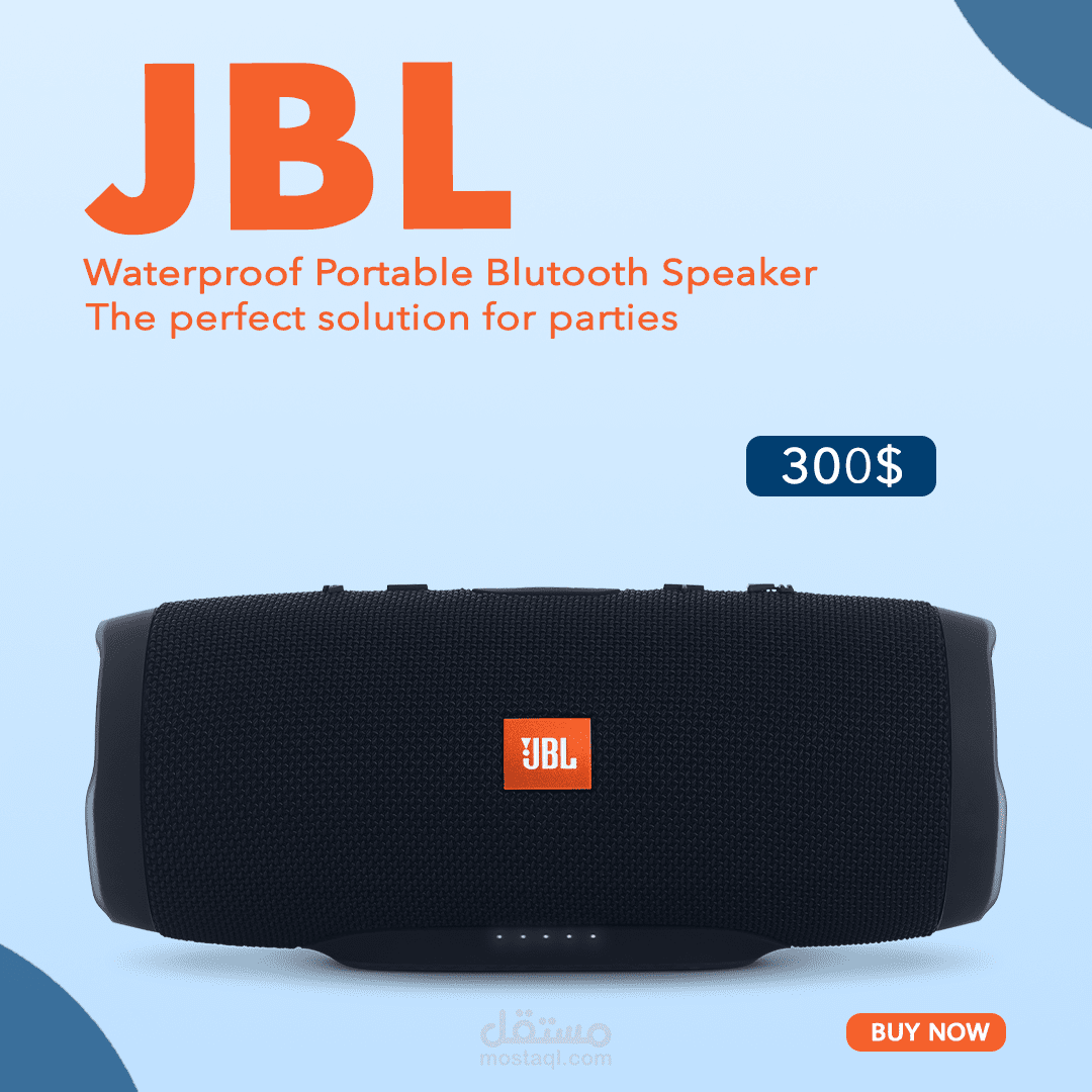 JBL Pure Bass headphone design for a headphone store in Canada