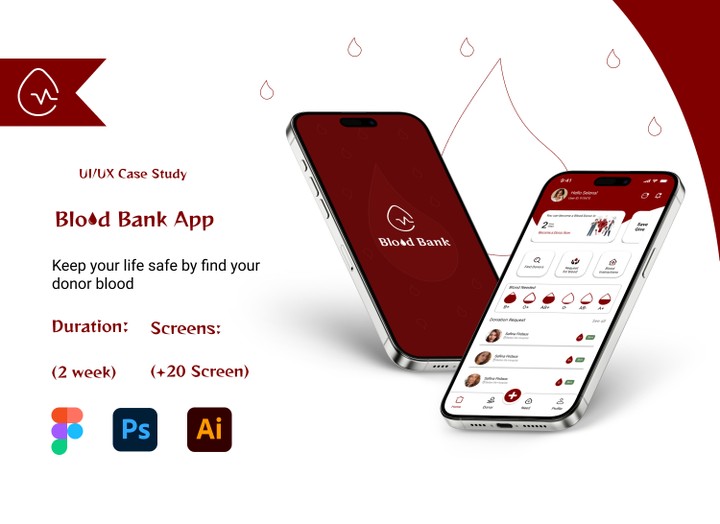 Blood Bank App - UI/UX Case Study