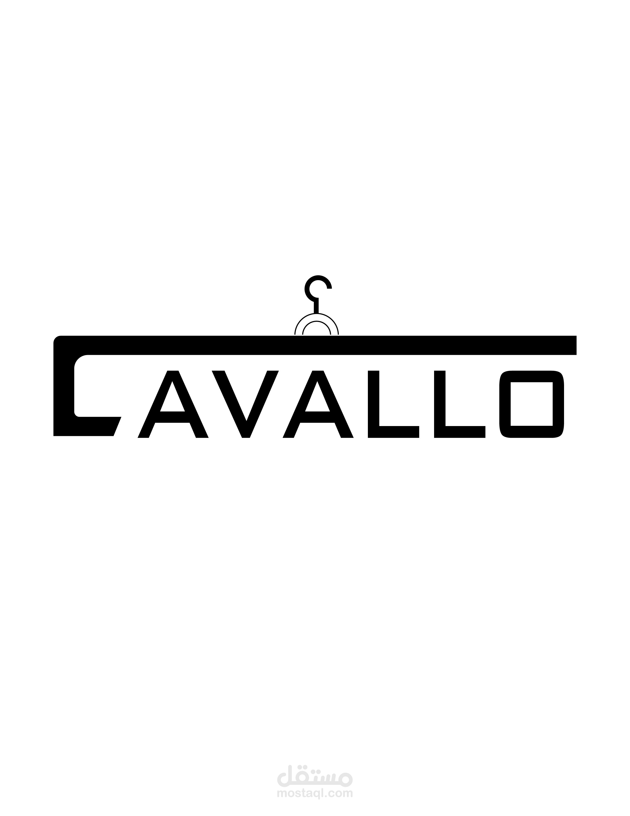 لوجو وهوية لمحل ملابس بإسم cavallo