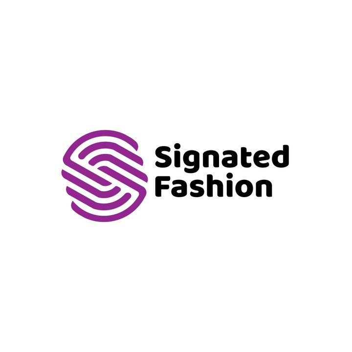 تصميم شعار احترافي ومميز | Signated Fashion لموقع الكتروني لبيع الملابس اون لان.
