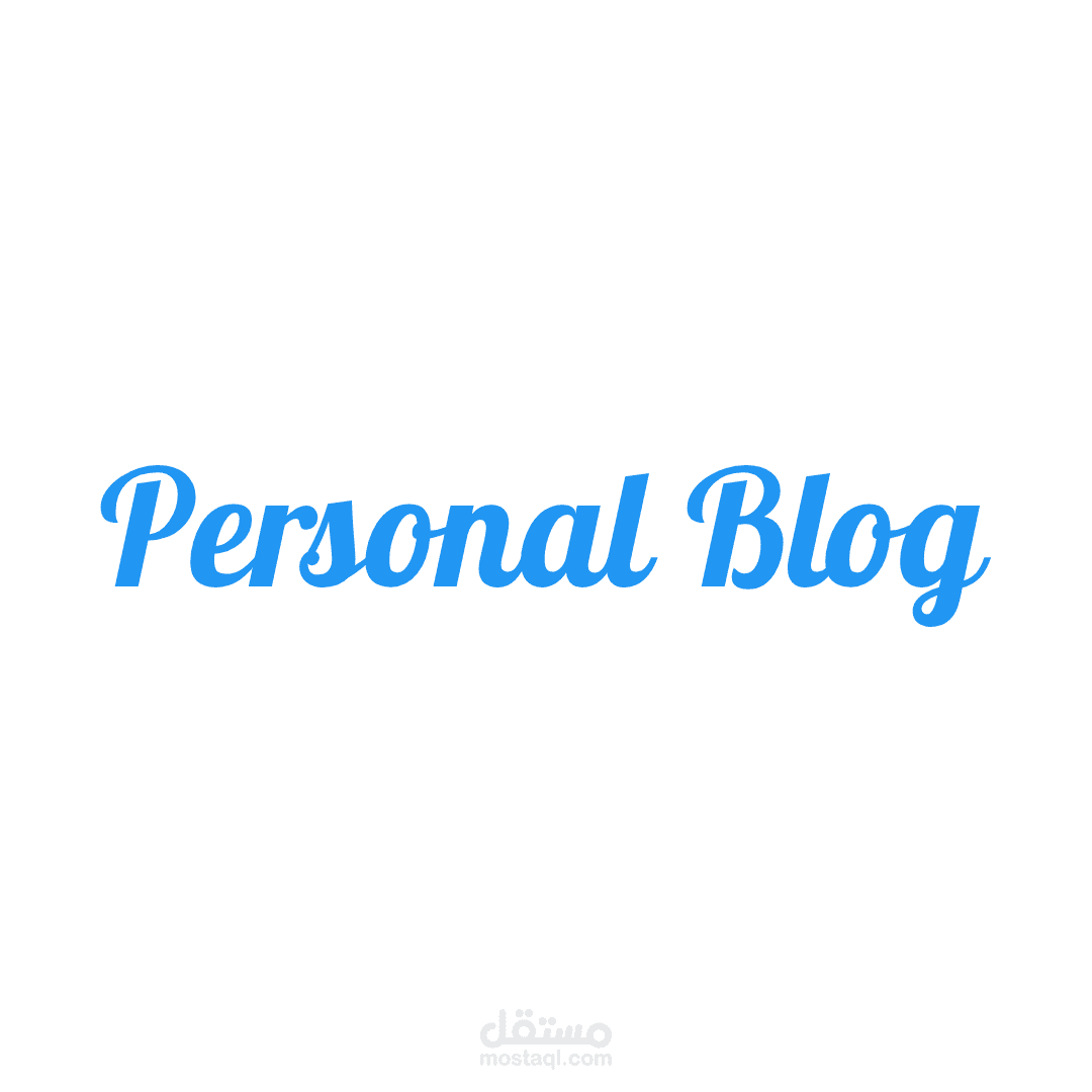 Personal Blog Website