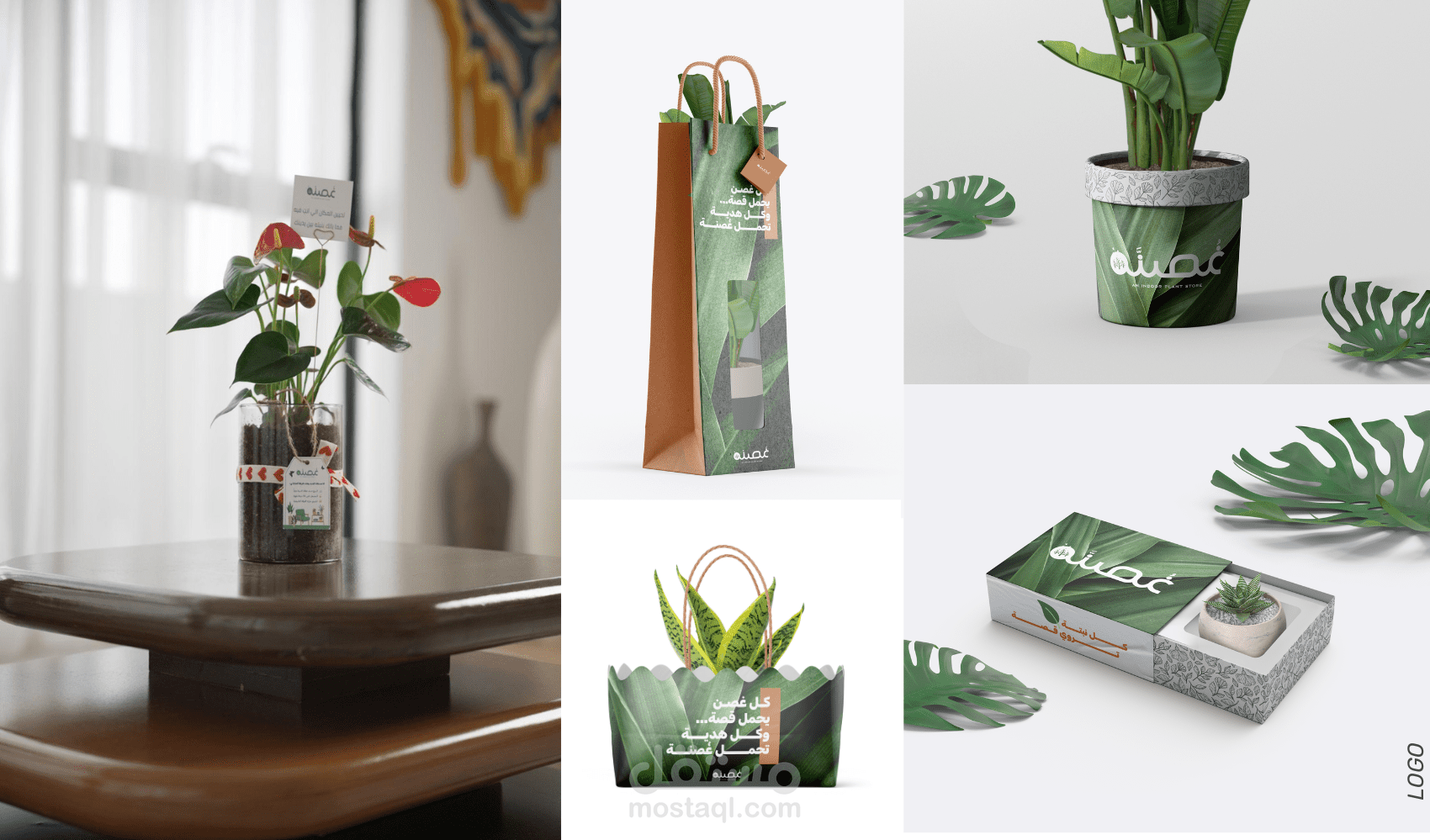 تصميم تغليف احترافي - Professional Packaging Design (غصنة)