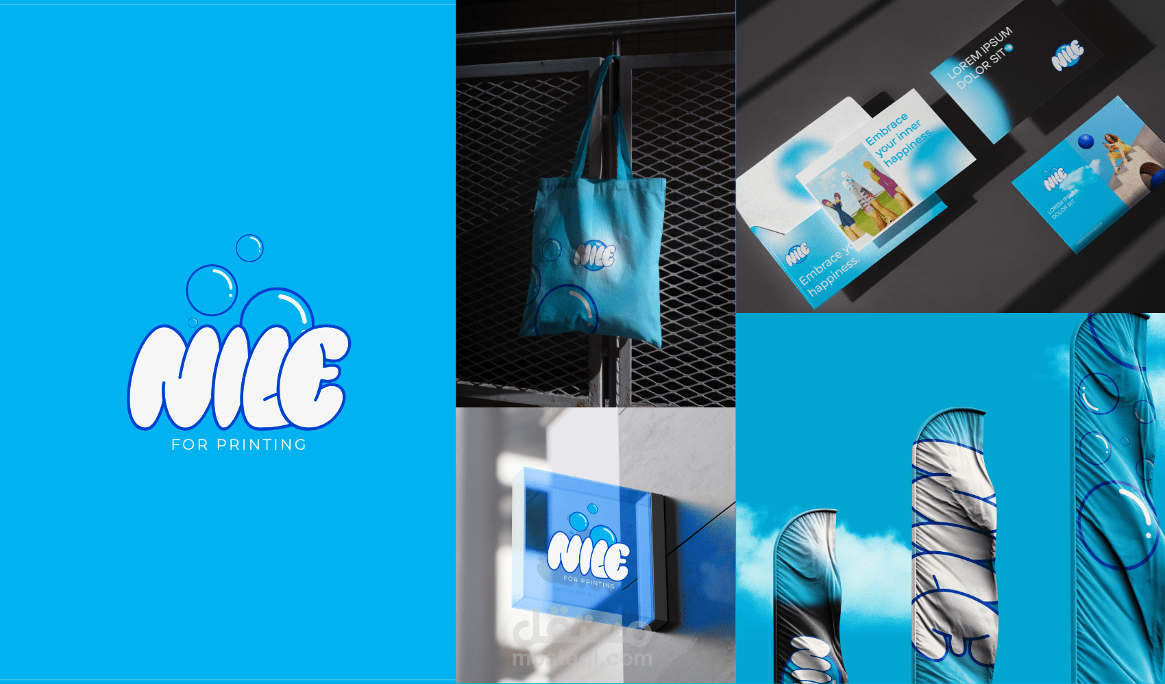 تصميم العلامات التجارية - Logo and Brand identity (نيل)