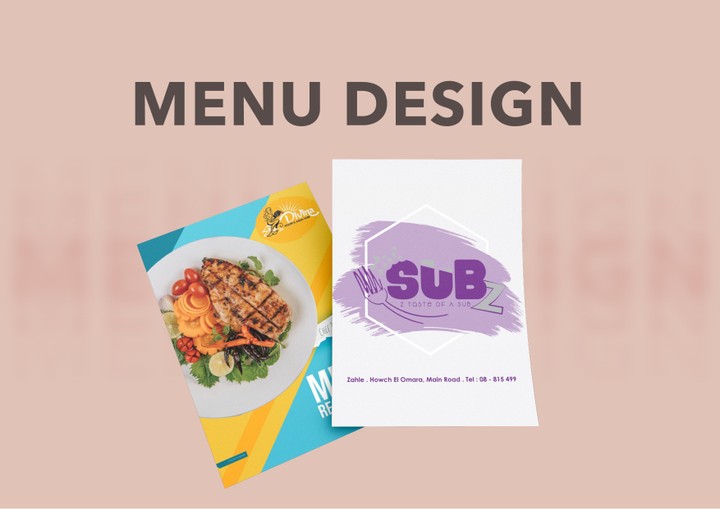 MENU DESIGN