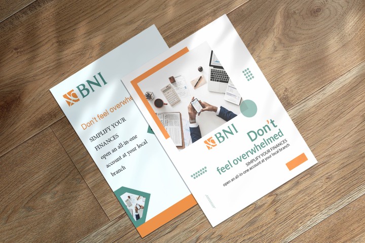 تصميم فلاير لشركة BNI "Flyer Design for BNI"