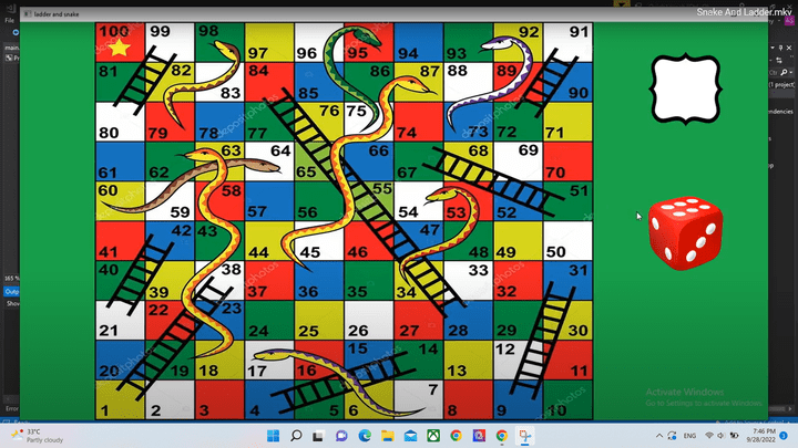 Snake and Ladder Game