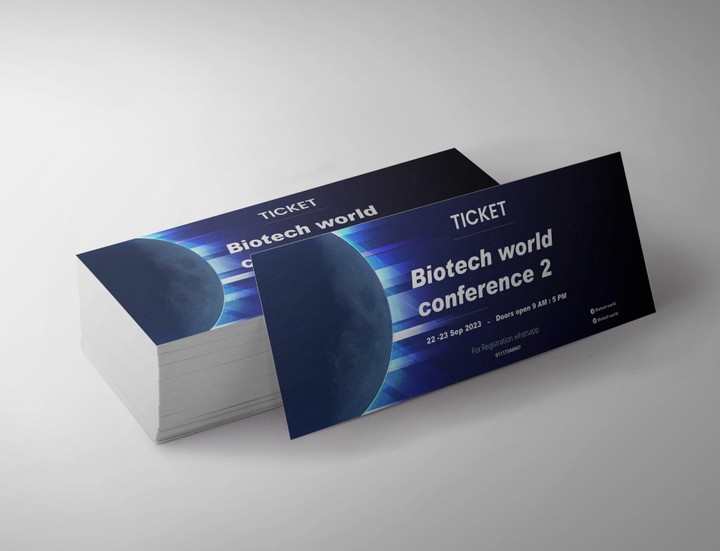 ticket design for conference 2