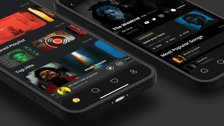 Music App UI/UX Design