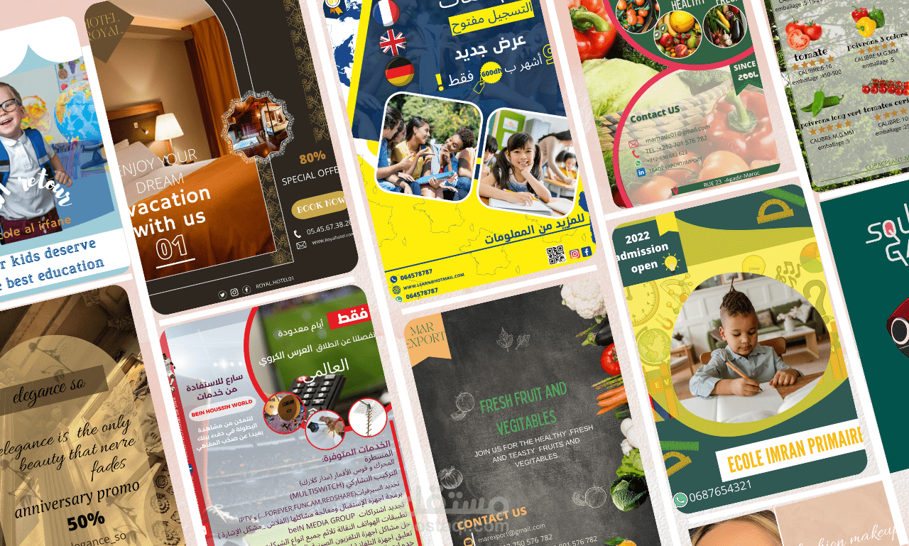 أقوم بتصميم مطبوعات فلاير رول أب قائمة طعام مينو rollup Flyer menu بطريقة مميزة وجذابة باحترافية عالية وبالمقاسات العالمية .