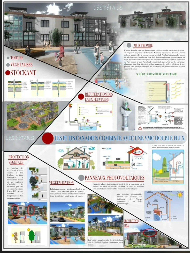 بوستر مشروع معماري poster architecture project