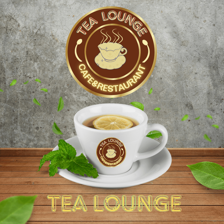 تصميمات الشعار لكافيه ومطعم Tea Lounge