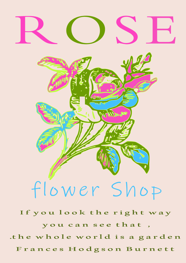 Flower Shop Poster