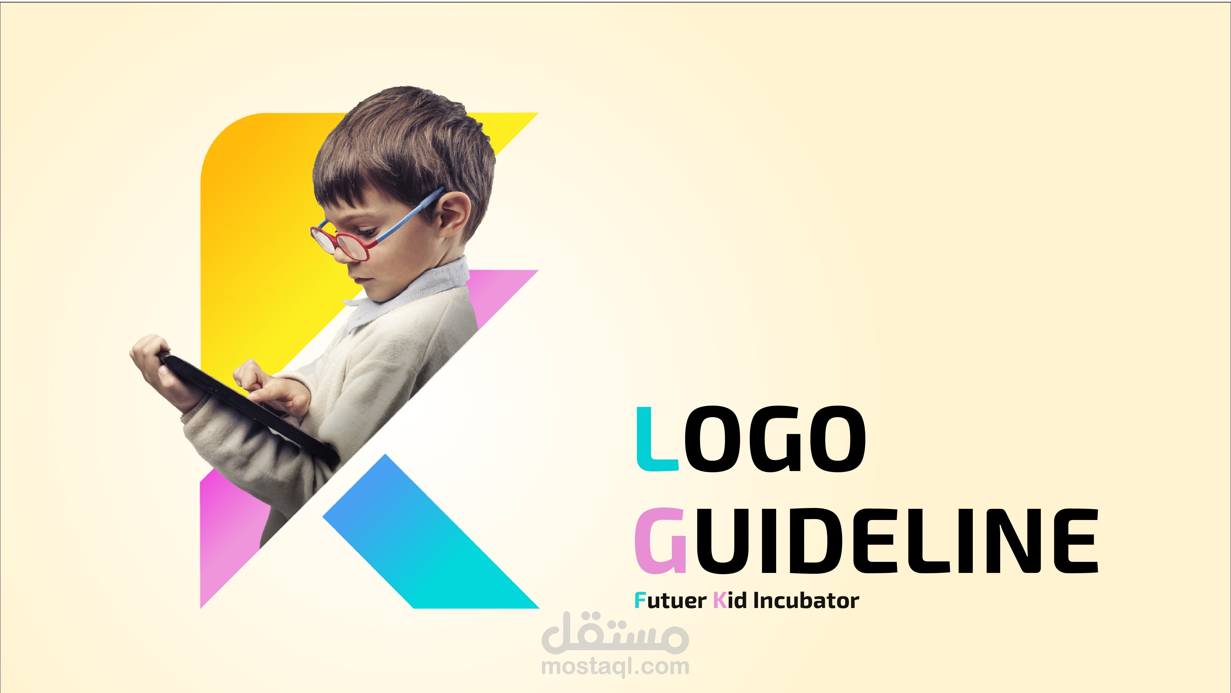 "Future kid incubator" Logo Guideline