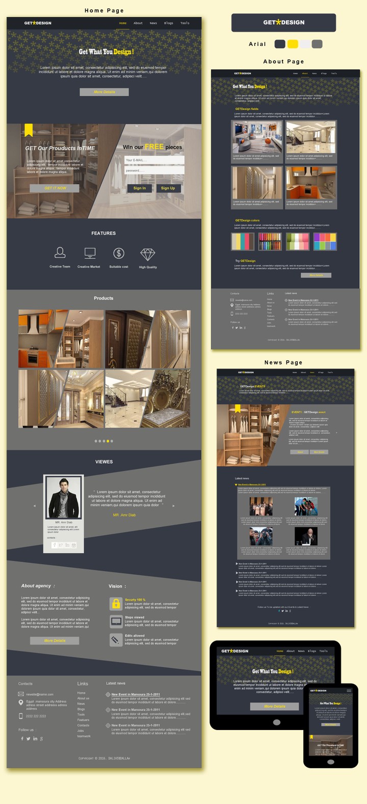 GetDesign website design