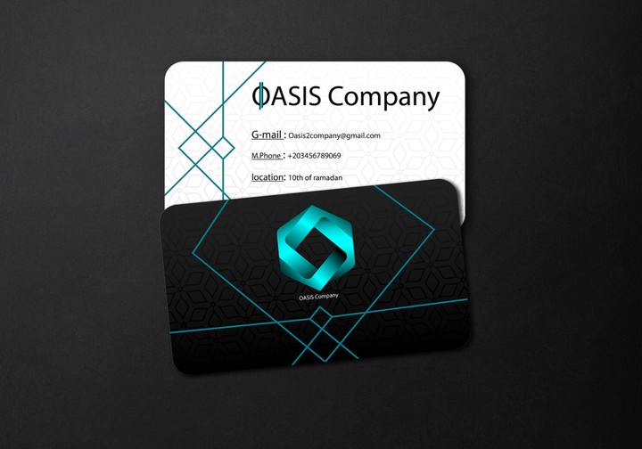 Oasis Company busniss card