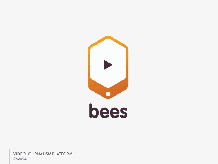 هوية منصة Bees لصحافة الجوال