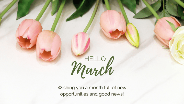 تصميم صورة Hello March