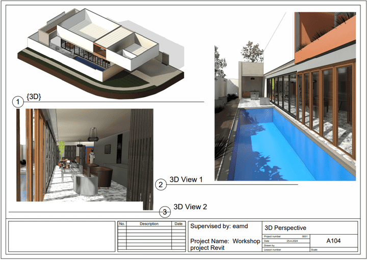 تصميم 3D Revit