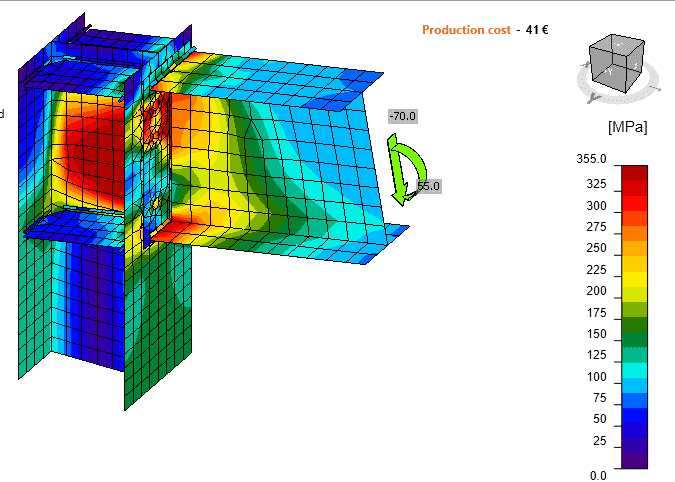 DETAILED ANALYSIS FOR STEEL CONNECTION