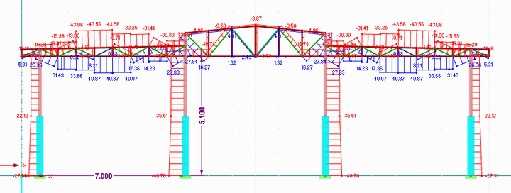 Design for space frame steel structure system