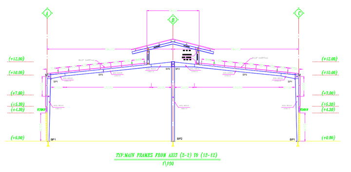 DESIGN OF STEEL SPACE FRAME