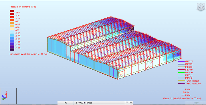 Large Steel structure Whare house facilitie design and shop drawings