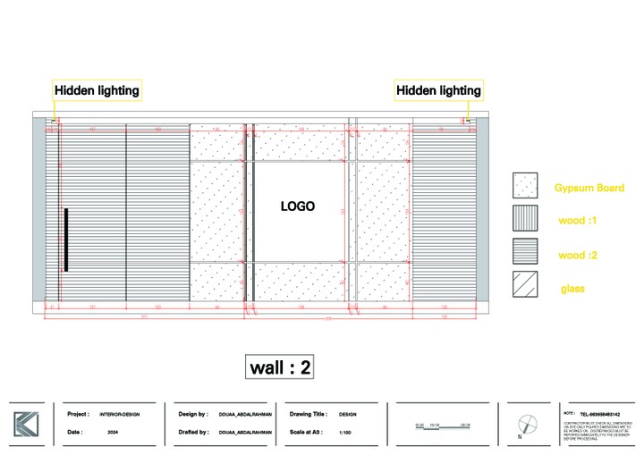 تصميم مخططات تنفيذية shopdrawing واجهات داخلية