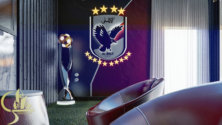 Bedroom fan of the Egyptian club Al-Ahly