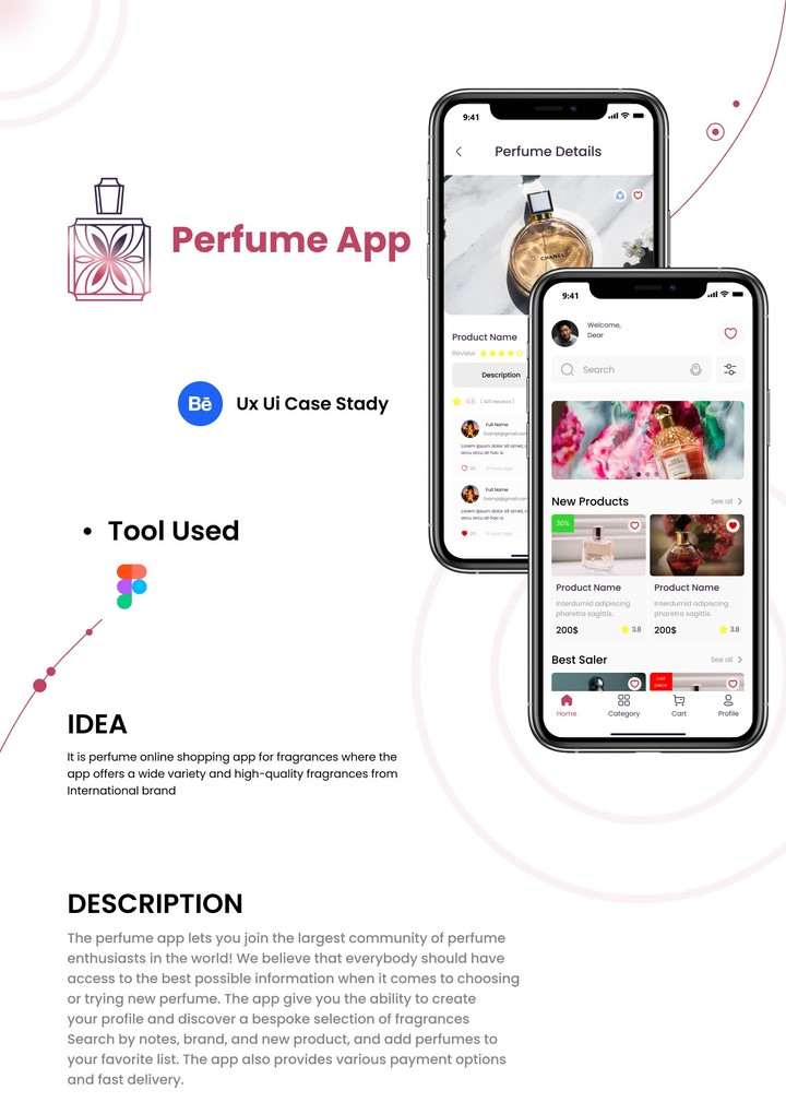 Perfume App UX UI Case Study