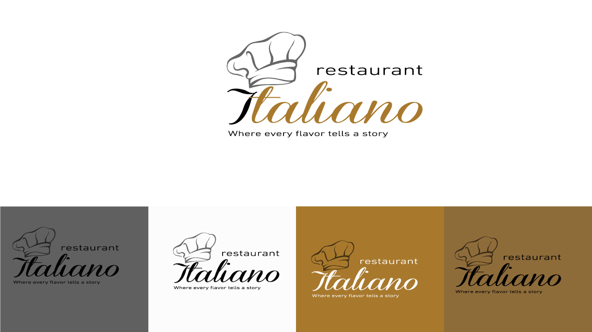 restaurant logo italiano|شعار لمطعم ايطاليانوا