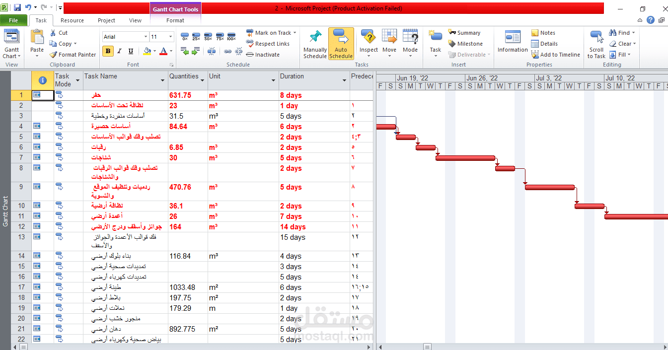 دراسة تنظيمية لمبنى سكني