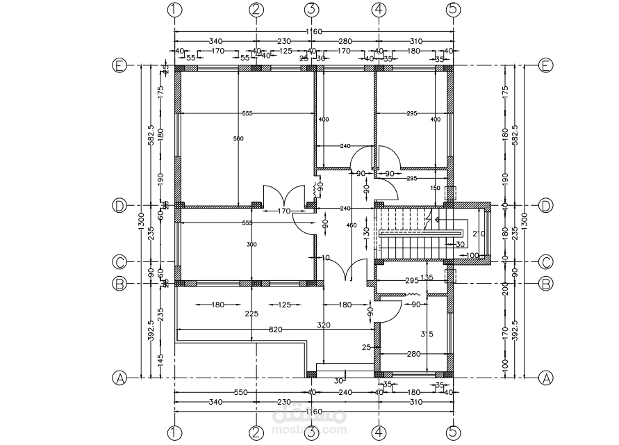 تصميم معماري باستخدام AutoCAD