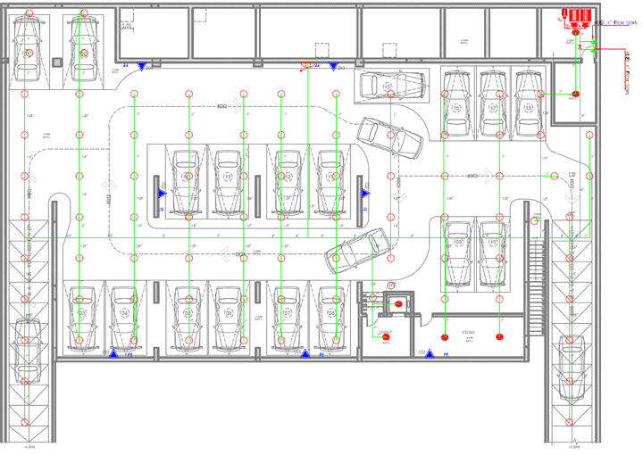 تصميم القبو fire fighting