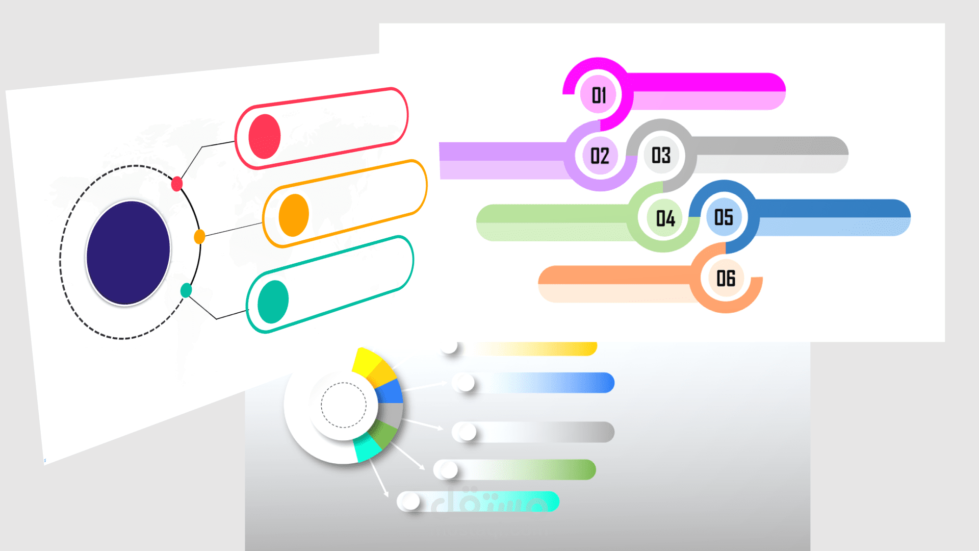 تصميم انفوجرافيك باستخدام بوربوينت PowerPoint