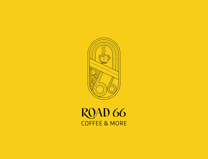 Road 66 | Coffee Shop Logo