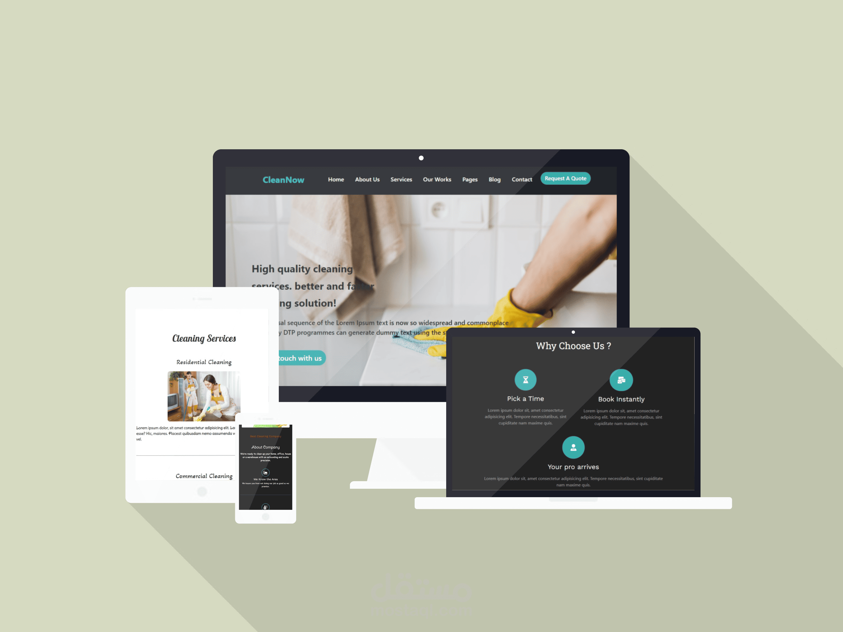 Website clean | مستقل