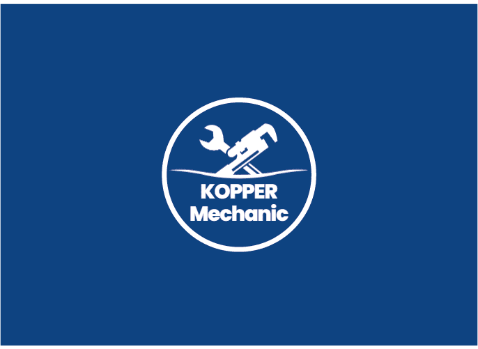 تصميم هوية تجارية لورشة ميكانيكية (KOPPER MECHANIC)