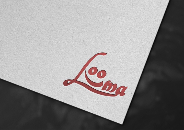 تصميم شعار لشركة ملابس أطفال "Looma"